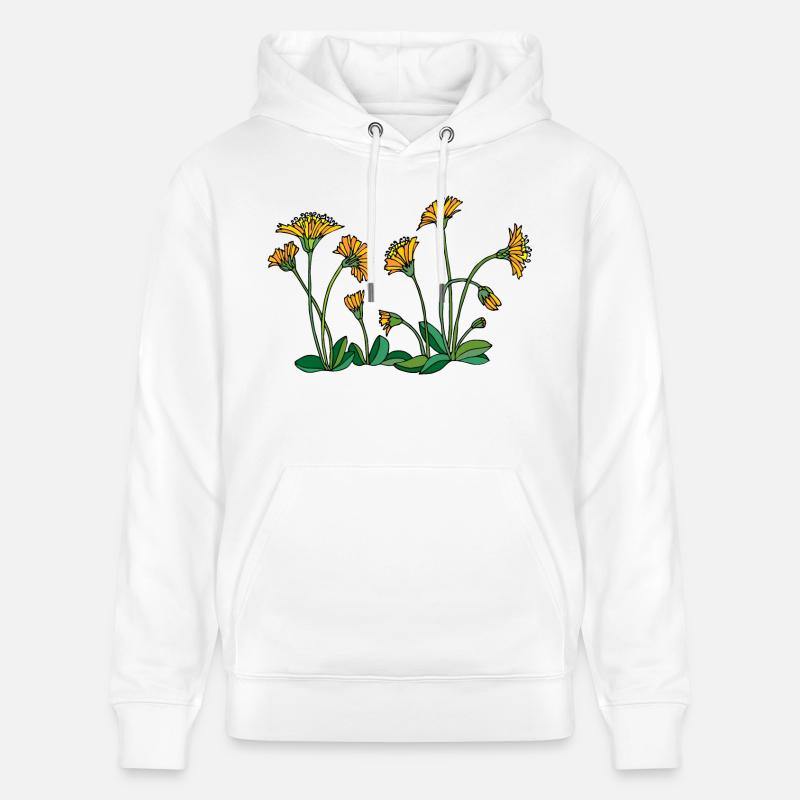 Fleur - Sweat à capuche bio CRUISER Stanley/Stella Unisexe - blanc