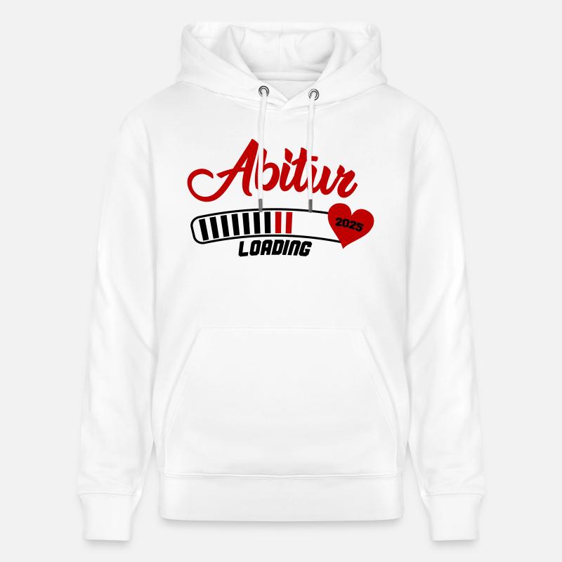 abitur loading 2025 - Stanley/Stella Unisex Bio-Hoodie CRUISER  - Weiß
