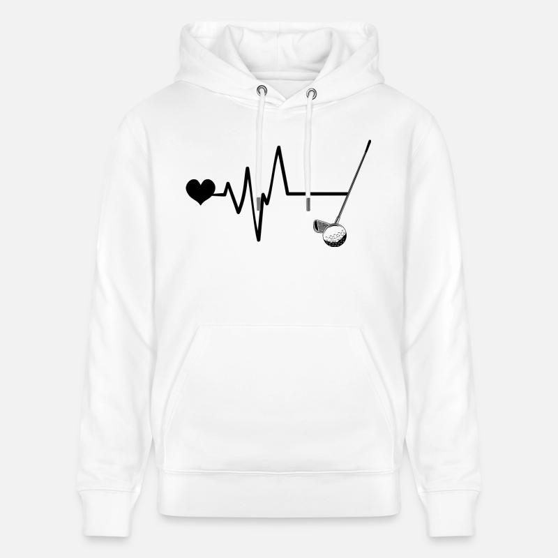 Golf Sport Pulse Love - Sweat à capuche bio CRUISER Stanley/Stella Unisexe - blanc