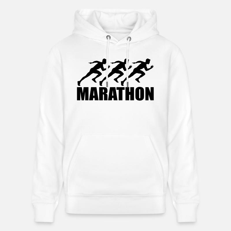 marathon - Sweat à capuche bio CRUISER Stanley/Stella Unisexe - blanc