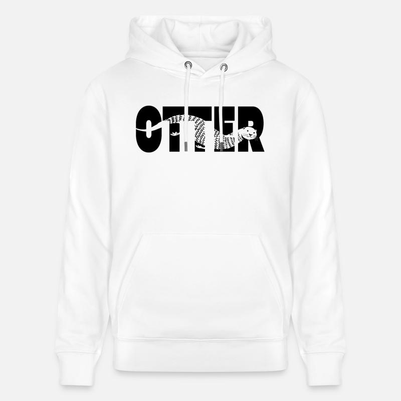 Otter-Tippfehler - Stanley/Stella Unisex Bio-Hoodie CRUISER  - Weiß
