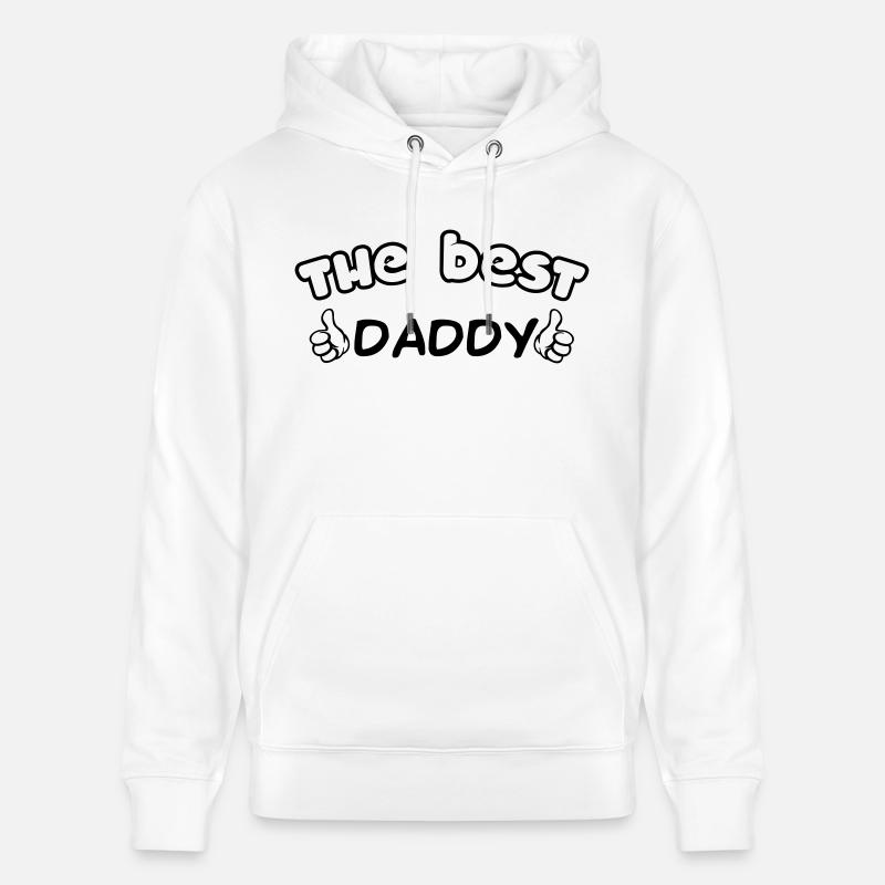 THE BEST DADDY - Sweat à capuche bio CRUISER Stanley/Stella Unisexe - blanc
