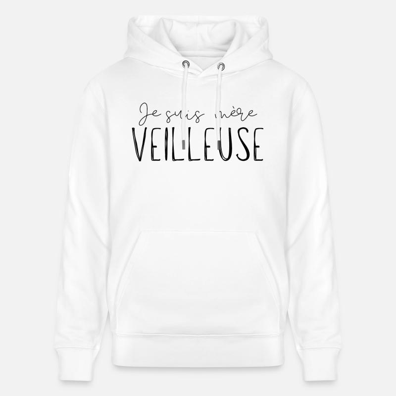 mère veilleuse - Sweat à capuche bio CRUISER Stanley/Stella Unisexe - blanc