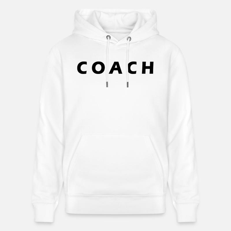 COACH - Sweat à capuche bio CRUISER Stanley/Stella Unisexe - blanc