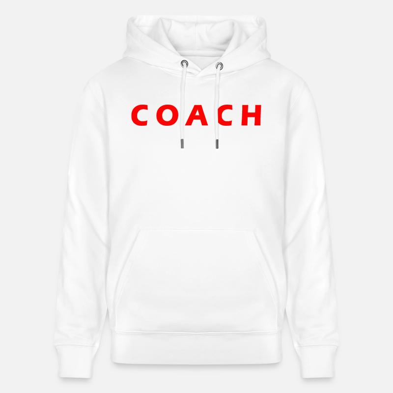 COACH - Sweat à capuche bio CRUISER Stanley/Stella Unisexe - blanc
