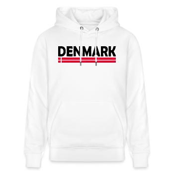 Drapeau du Danemark - Sweat à capuche bio CRUISER Stanley/Stella Unisexe - blanc - Devant - Alina (178cm) & Michal (187cm)