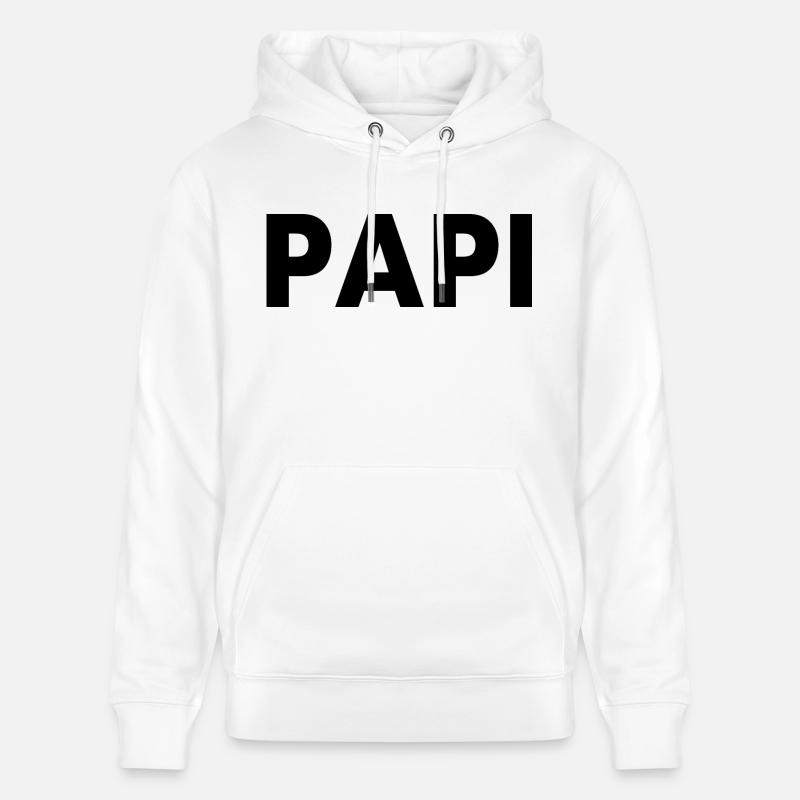 Papi - Sweat à capuche bio CRUISER Stanley/Stella Unisexe - blanc