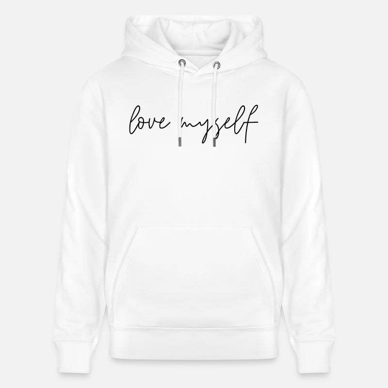 S’aimer moi-même - Sweat à capuche bio CRUISER Stanley/Stella Unisexe - blanc