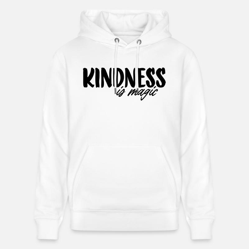 Kindness is magic - Stanley/Stella Unisex Bio-Hoodie CRUISER  - Weiß