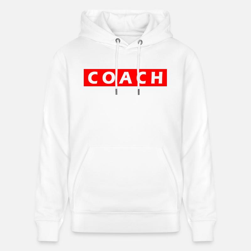COACH - Sweat à capuche bio CRUISER Stanley/Stella Unisexe - blanc