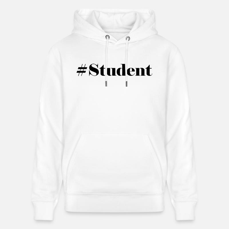 #Student Logo - Stanley/Stella Unisex Bio-Hoodie CRUISER  - Weiß