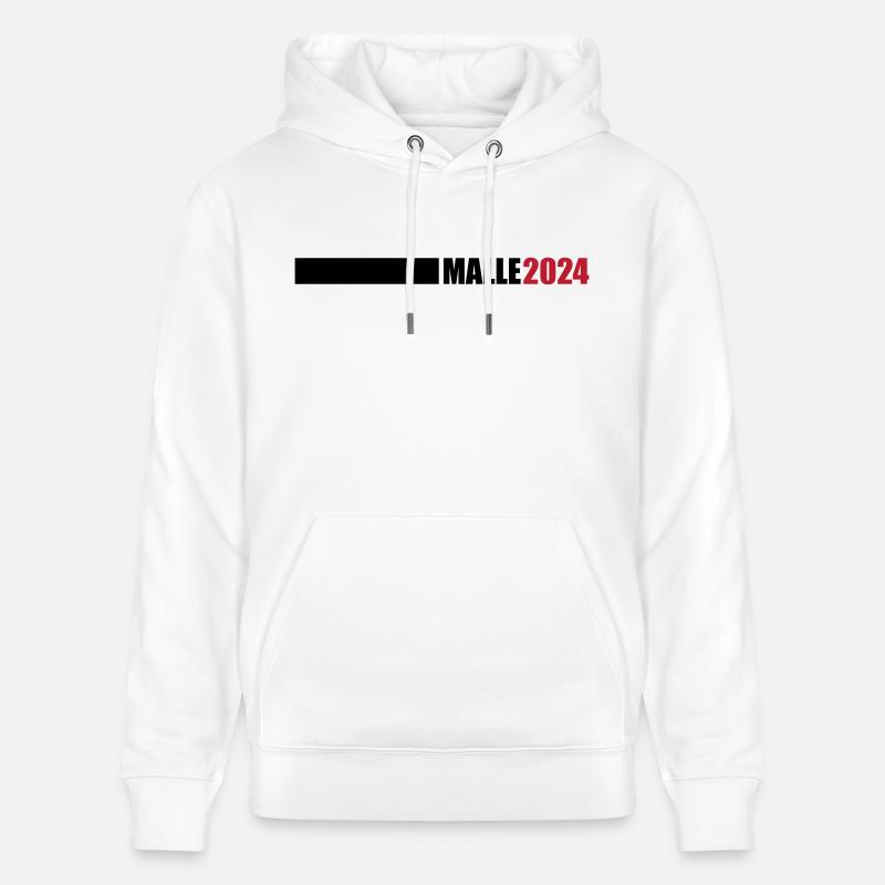Malle 2024 Majorque - Sweat à capuche bio CRUISER Stanley/Stella Unisexe - blanc