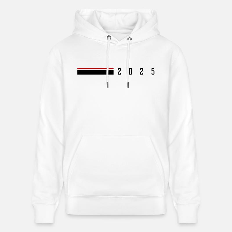 Année de ligne 2025 - Sweat à capuche bio CRUISER Stanley/Stella Unisexe - blanc