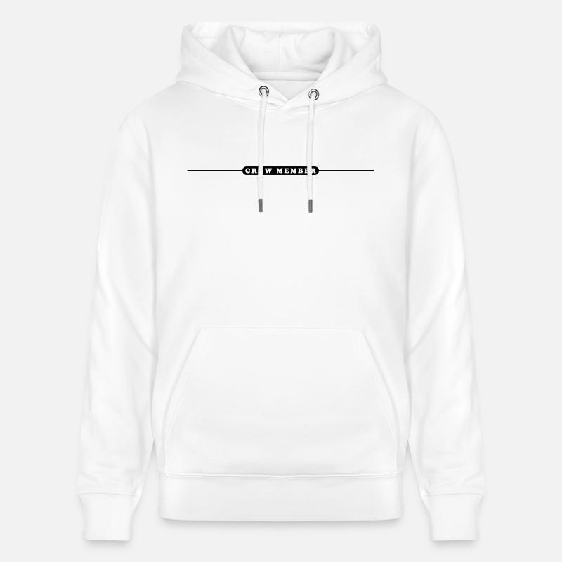 Membre d’équipage - Sweat à capuche bio CRUISER Stanley/Stella Unisexe - blanc