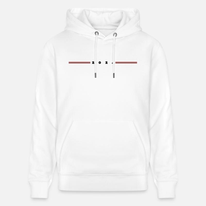 Symbole 2024 - Sweat à capuche bio CRUISER Stanley/Stella Unisexe - blanc