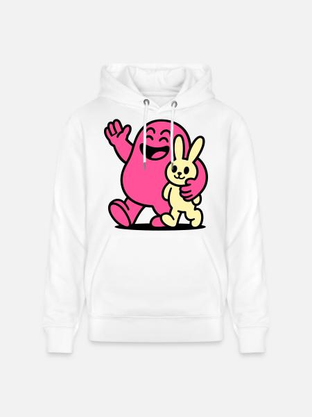 Heureux amis ! - Sweat à capuche bio CRUISER Stanley/Stella Unisexe - blanc