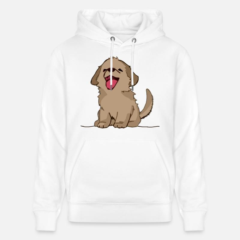 Chien - Sweat à capuche bio CRUISER Stanley/Stella Unisexe - blanc
