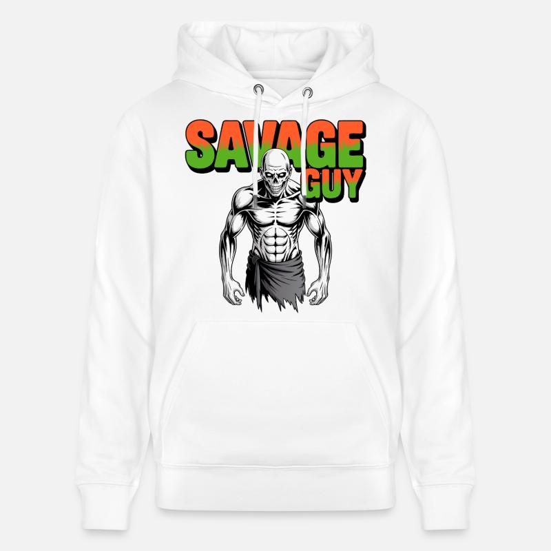 Sauvage - Sweat à capuche bio CRUISER Stanley/Stella Unisexe - blanc