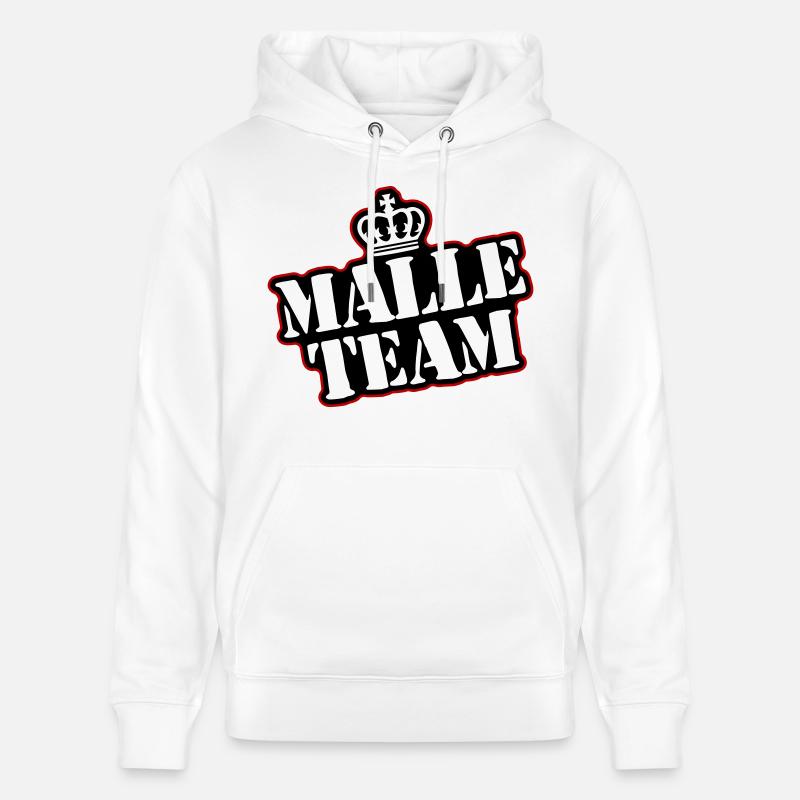 L’équipe Malle - Sweat à capuche bio CRUISER Stanley/Stella Unisexe - blanc