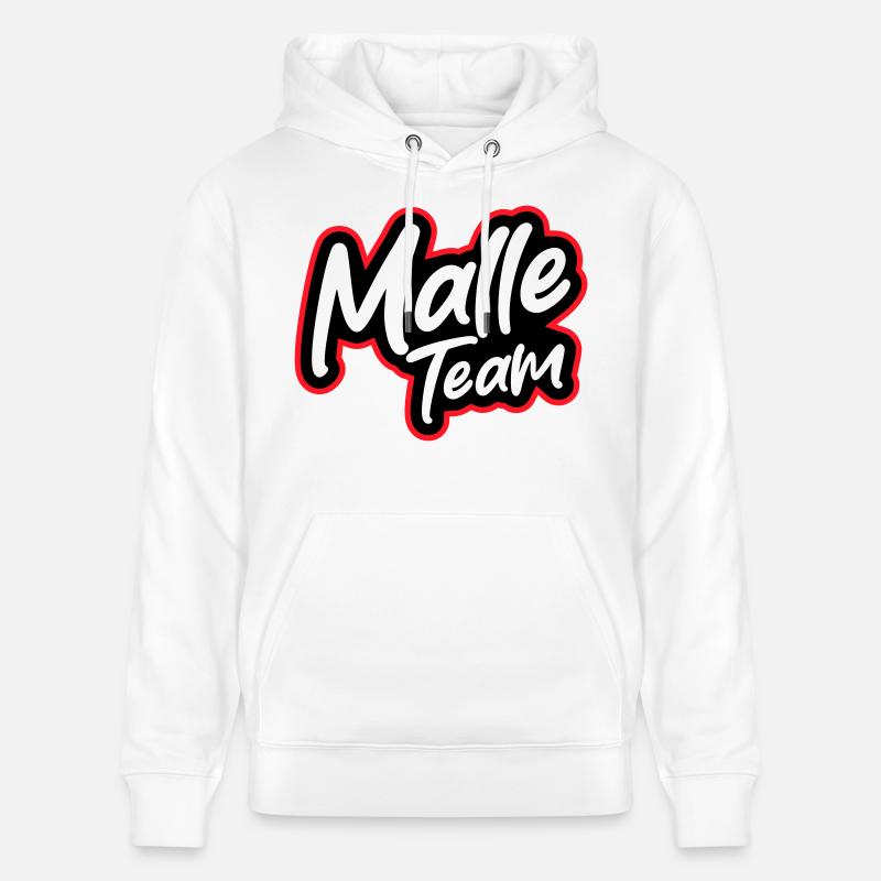 L’équipe Malle - Sweat à capuche bio CRUISER Stanley/Stella Unisexe - blanc