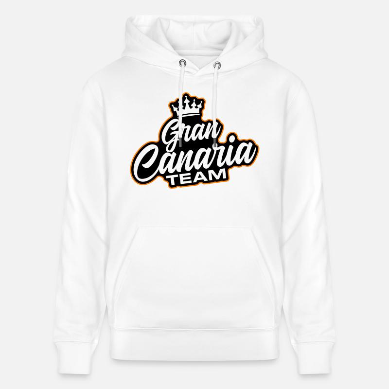 L’équipe de Gran Canaria - Sweat à capuche bio CRUISER Stanley/Stella Unisexe - blanc