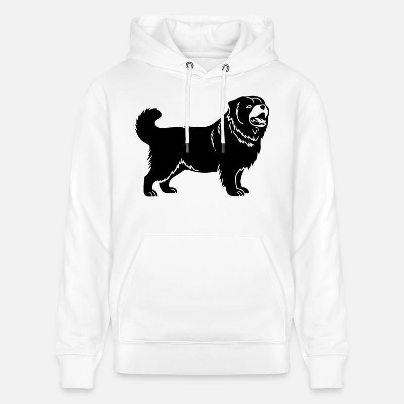 Chow Chow Chien - Sweat à capuche bio CRUISER Stanley/Stella Unisexe - blanc