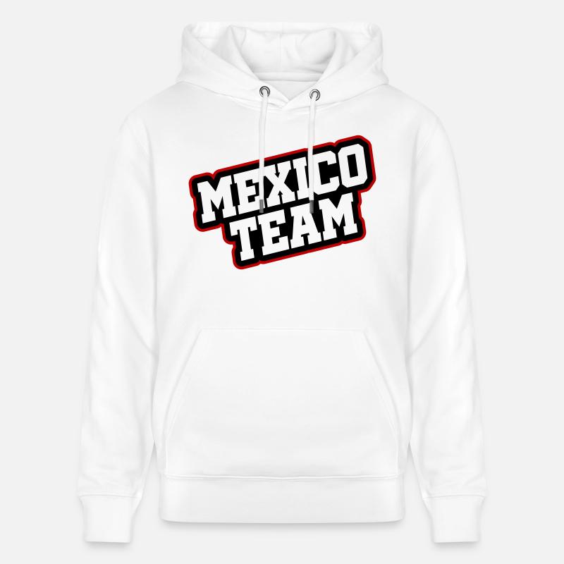 Équipe du Mexique - Sweat à capuche bio CRUISER Stanley/Stella Unisexe - blanc
