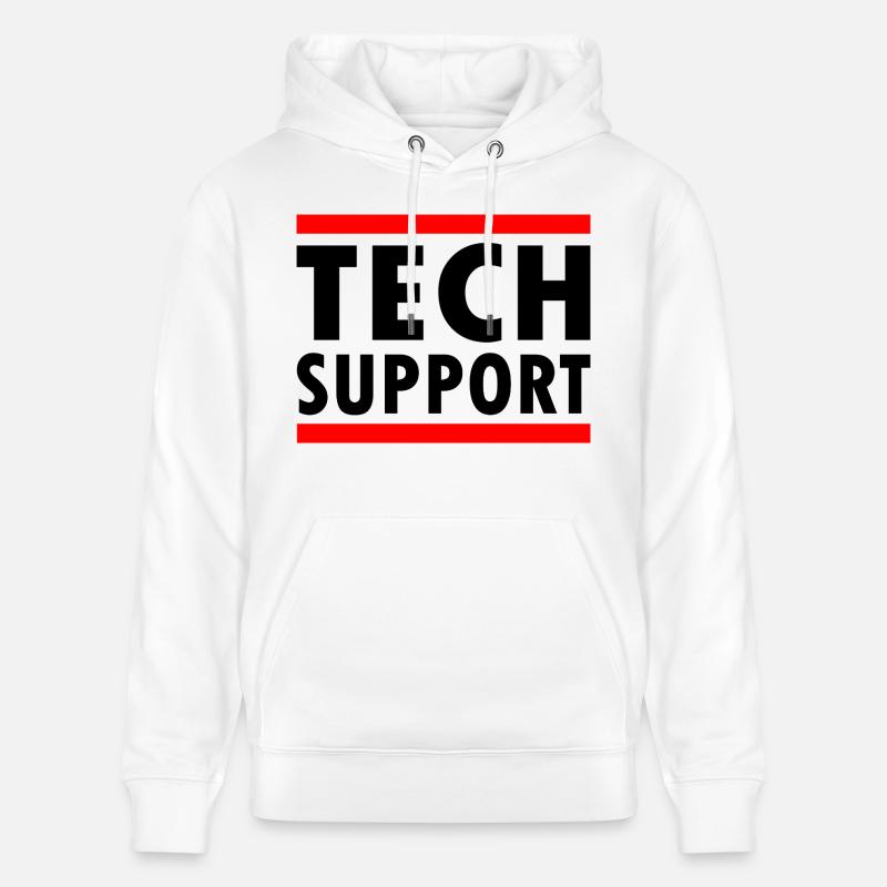 tech support - Stanley/Stella Unisex Bio-Hoodie CRUISER  - Weiß