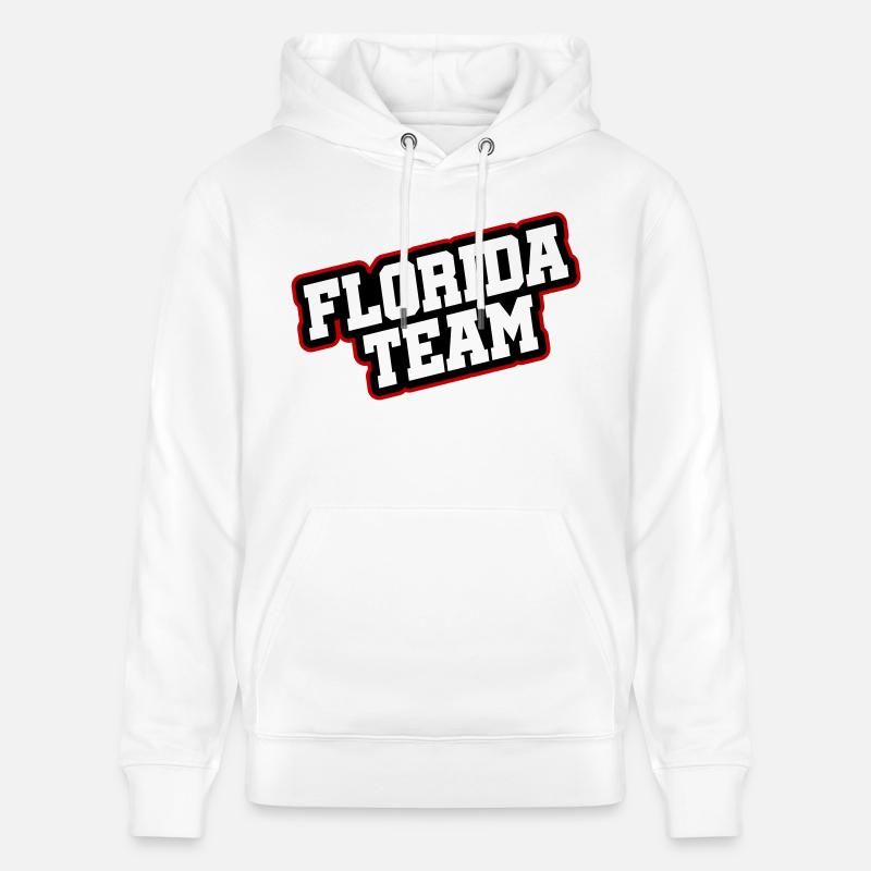 Équipe de Floride - Sweat à capuche bio CRUISER Stanley/Stella Unisexe - blanc