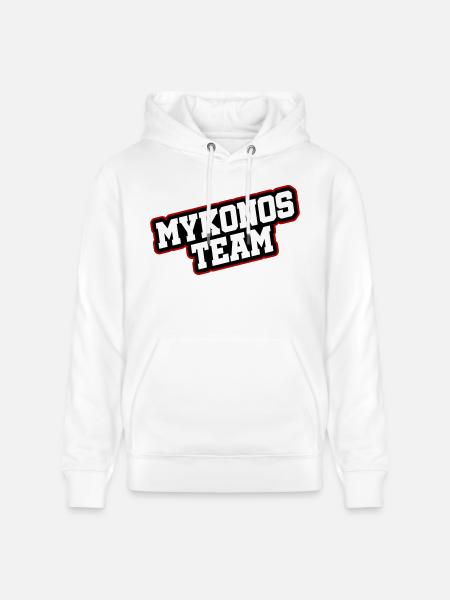 Mykonos Team - Stanley/Stella CRUISER Unisex Organic Hoodie - white