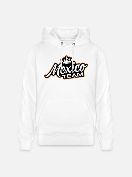 Mexico Team - Stanley/Stella CRUISER Unisex Organic Hoodie - white