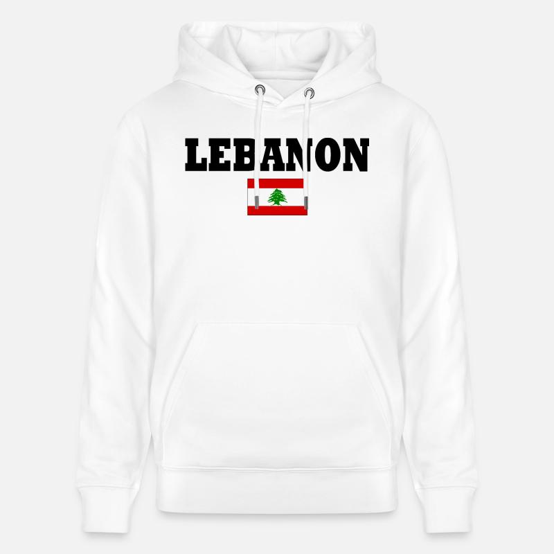 Liban - Sweat à capuche bio CRUISER Stanley/Stella Unisexe - blanc