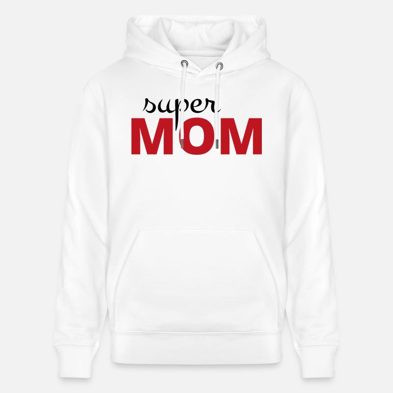 Super Mutter - Stanley/Stella Unisex Bio-Hoodie CRUISER  - Weiß