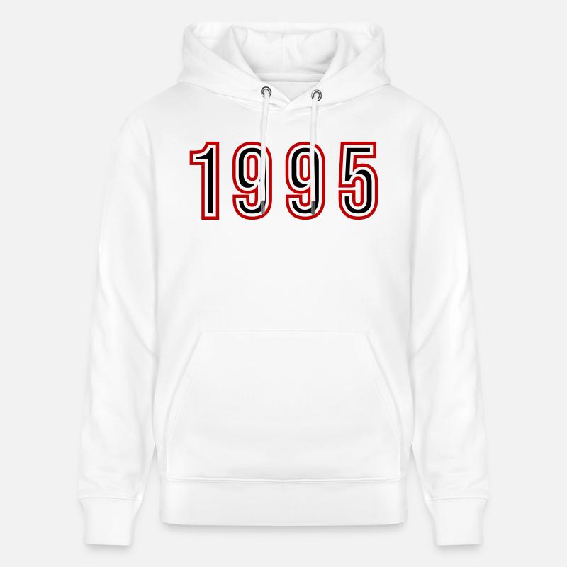 1995 Numéro de l’année - Sweat à capuche bio CRUISER Stanley/Stella Unisexe - blanc