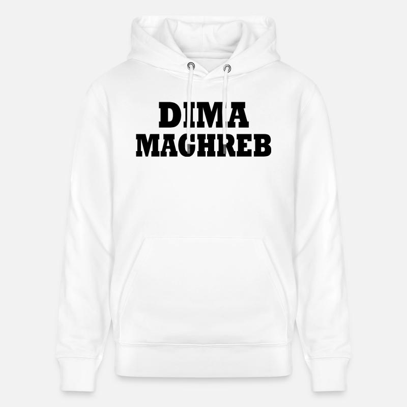 Dima maghreb - Sweat à capuche bio CRUISER Stanley/Stella Unisexe - blanc