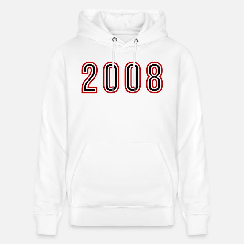 Numéro de l’année 2008 - Sweat à capuche bio CRUISER Stanley/Stella Unisexe - blanc