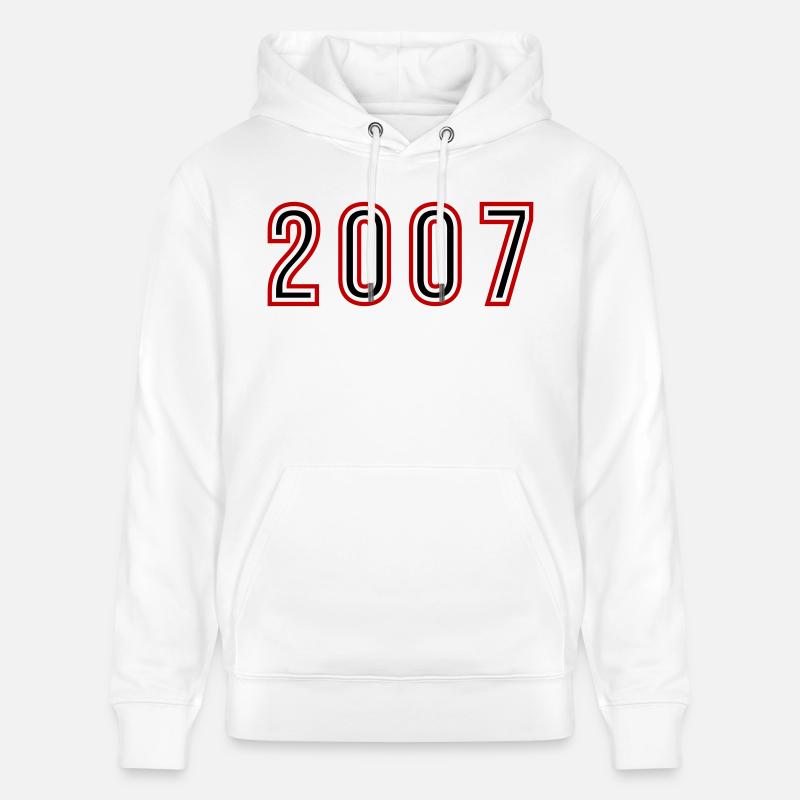 Numéro de l’année 2007 - Sweat à capuche bio CRUISER Stanley/Stella Unisexe - blanc