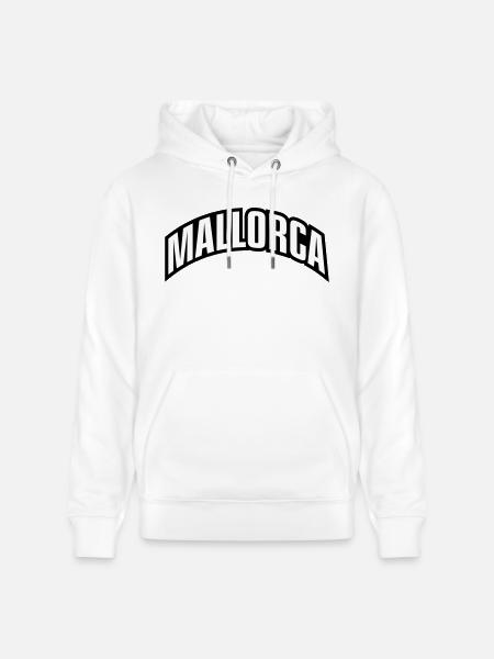Mallorca Font - Stanley/Stella CRUISER Unisex Organic Hoodie - white