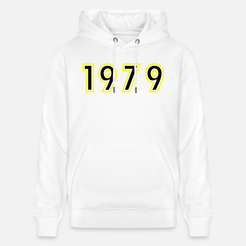 1979 Année Anniversaire - Sweat à capuche bio CRUISER Stanley/Stella Unisexe - blanc