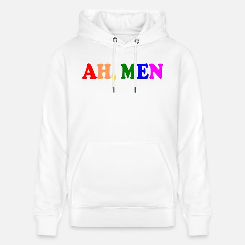 Ah men - Sweat à capuche bio CRUISER Stanley/Stella Unisexe - blanc