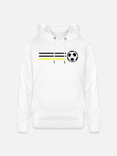 Soccer Symbol Germany - Stanley/Stella CRUISER Unisex Organic Hoodie - white