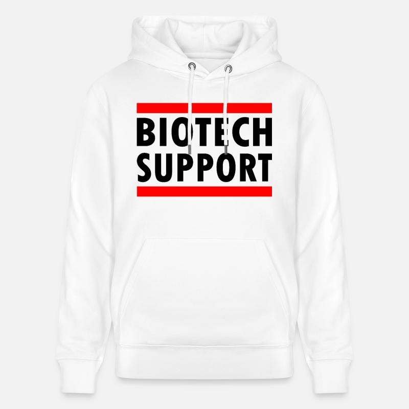 biotech support - Sweat à capuche bio CRUISER Stanley/Stella Unisexe - blanc