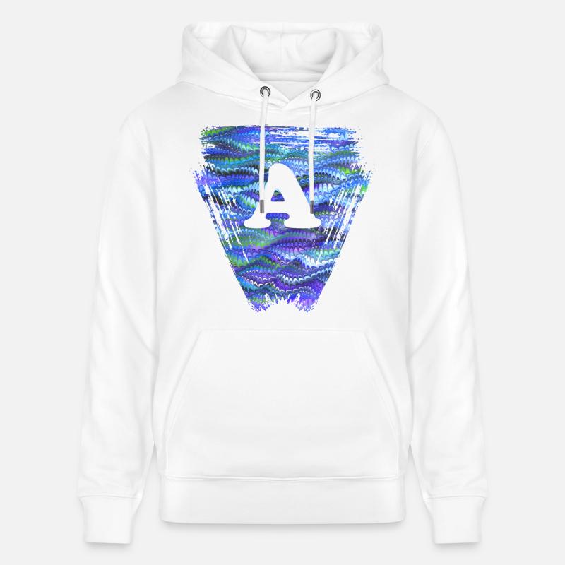 Triangle E 103 A - Sweat à capuche bio CRUISER Stanley/Stella Unisexe - blanc