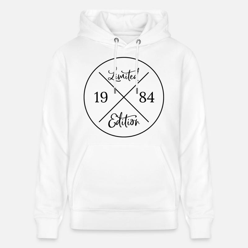 Edition limitée 1984 - Sweat à capuche bio CRUISER Stanley/Stella Unisexe - blanc
