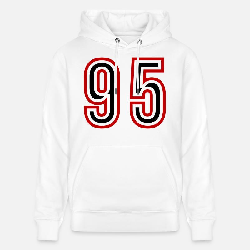 95 Nombre d’années Jersey - Sweat à capuche bio CRUISER Stanley/Stella Unisexe - blanc