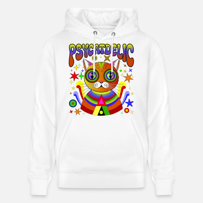 PSYCATDELIC - Stanley/Stella Unisex Bio-Hoodie CRUISER  - Weiß