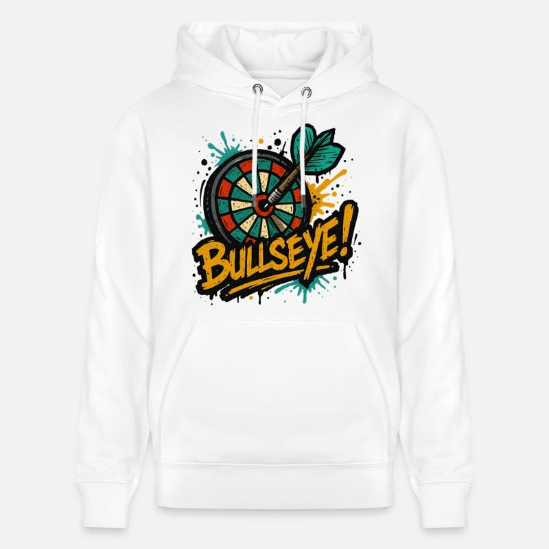 Fléchette dans le mille - Sweat à capuche bio CRUISER Stanley/Stella Unisexe - blanc
