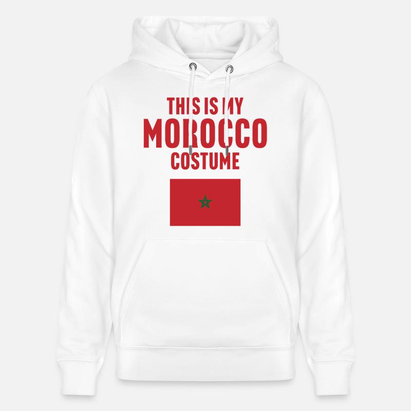 C’est mon costume de Maroc - Sweat à capuche bio CRUISER Stanley/Stella Unisexe - blanc