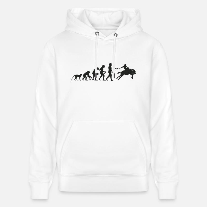 Evolution Rodeo - Sweat à capuche bio CRUISER Stanley/Stella Unisexe - blanc