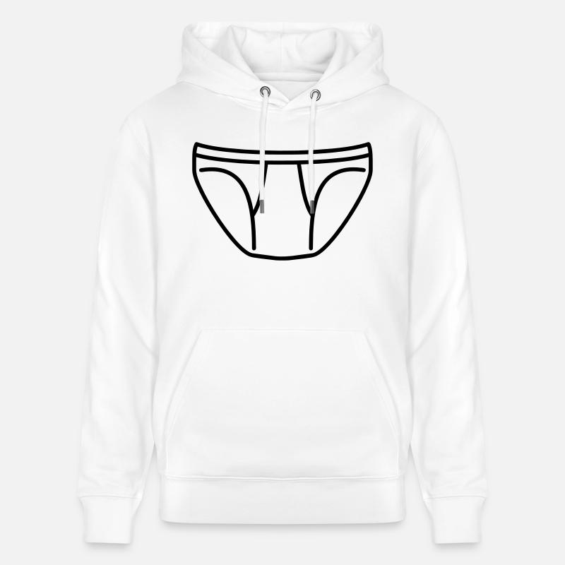Unterhose - Stanley/Stella Unisex Bio-Hoodie CRUISER  - Weiß